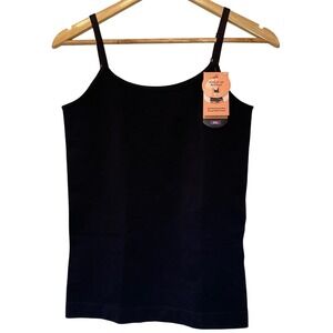 Shapermint Essentials All Day Every Day Scoop Neck Cami Black 2XL Smoothing Plus